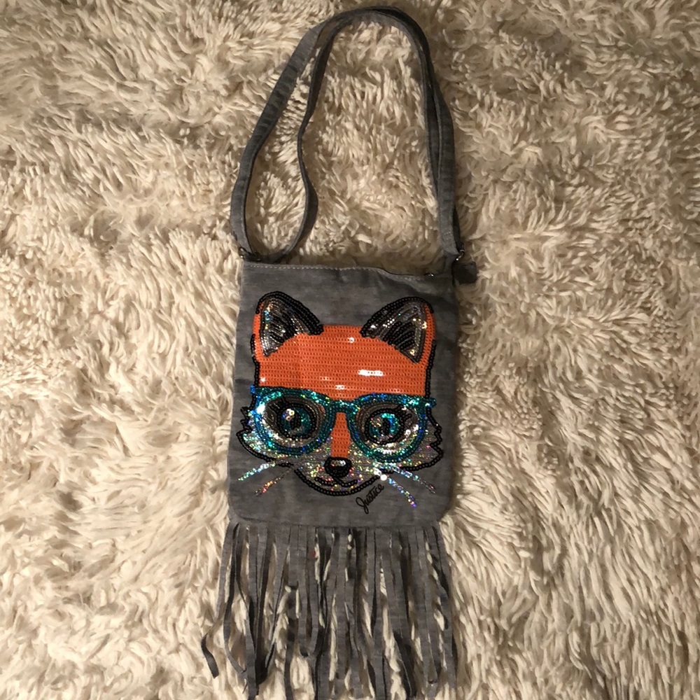 Justice sequin purse